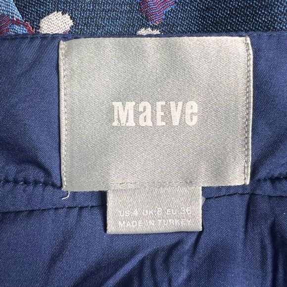 Maeve Women's Multicolor Floral Print Mini Skirt Size 4 - Picture 3 of 5